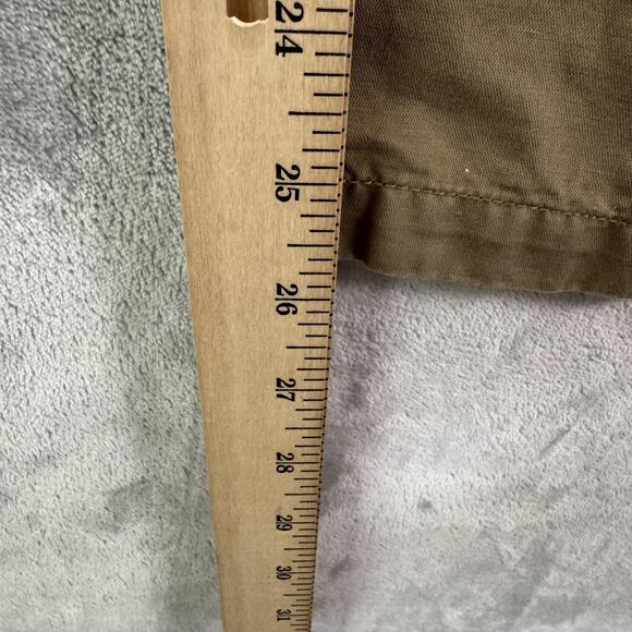 J Brand Pants Womens 27 Olive High Rise Pleated Tapered Linen Blend Pockets - Picture 12 of 12